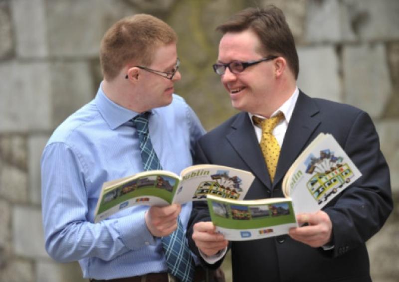 Tourist guide duo Declan Murphy, from Waterford and Michael Gannon from Newbridge