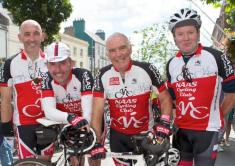 Aidan McDonnell, Phelim Gibbons, Hugh Durnin and John Hughes, all from Naas Cycling Club.