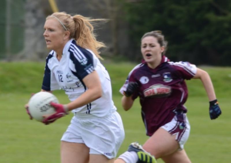Maria Moolick on the attack against Galway.