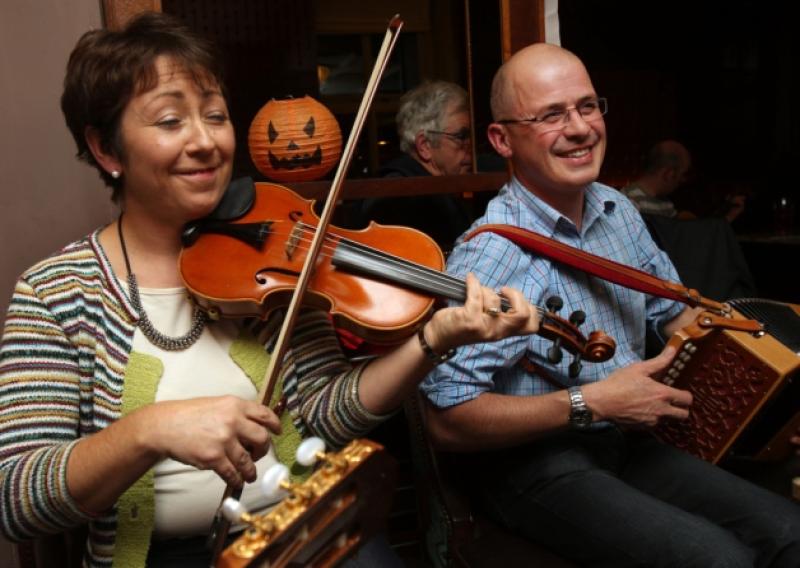 Sallins Tradfest open session in Flannagans Mill. Photo: Tony Gavin