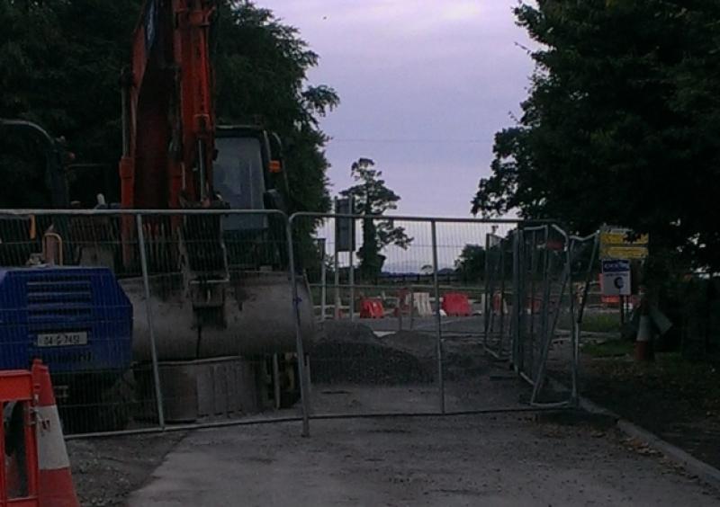 The end of the road, facing in the direction of the Derrinturn.