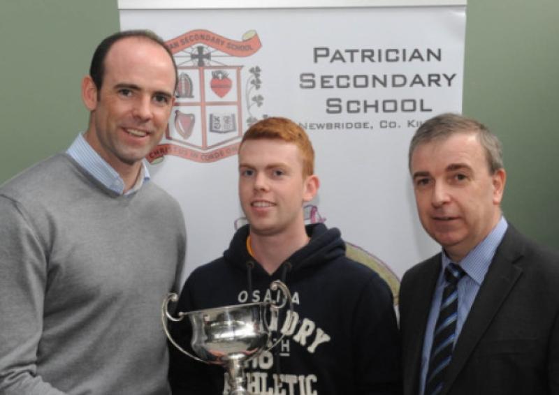 Patrician Secondary School  Sports Awards Winners Senior Sports Star Award Winner: Donal Dempsey Teacher; Mr. OLeary, Photo. Jimmy Fullam.
