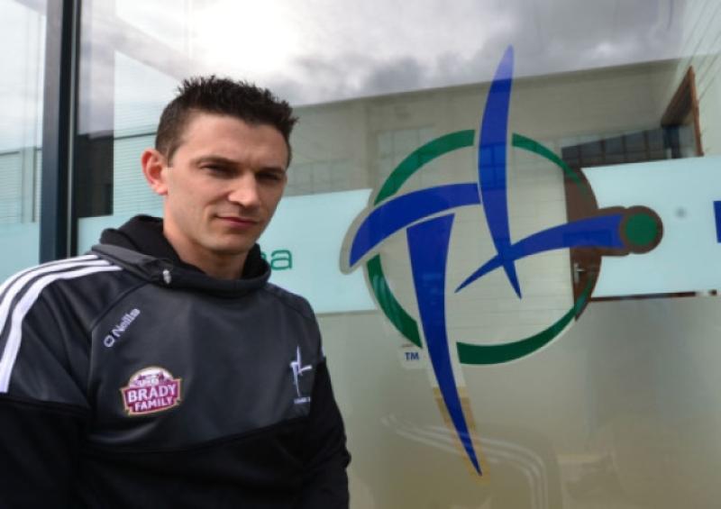 Eamonn Callaghan at the official opening of the Kildare GAA Brady Family GAA gym in Newbridge.