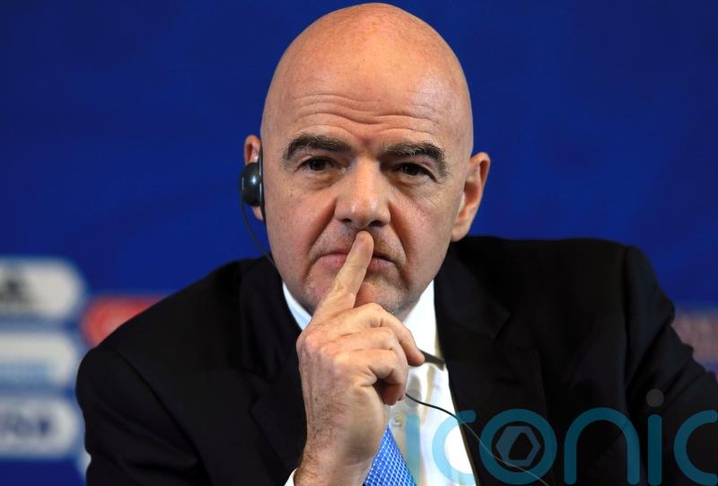 FIFA president Infantino criticised for taking selfie in front of Pelé's casket