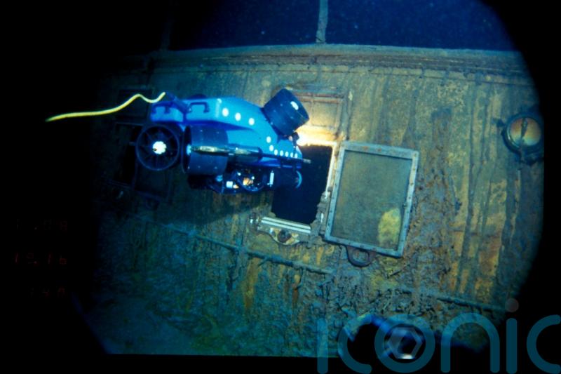 Rare unseen video of dive through Titanic wreckage being released