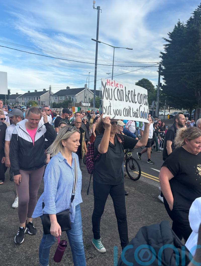 Fire breaks out after protest at Dublin factory earmarked for asylum seekers