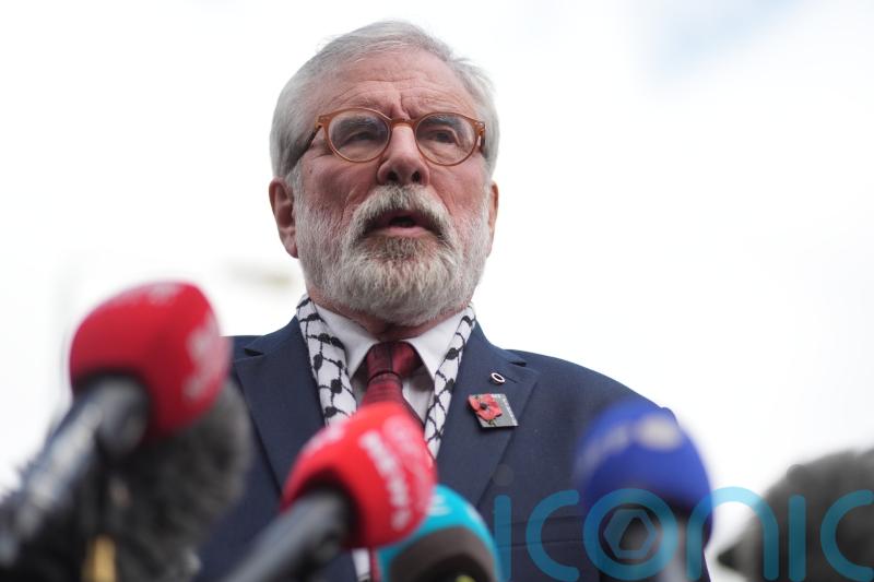 Gerry Adams to donate 100,000 euros to Irish language and Palestinian charities