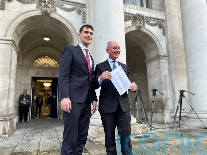 Gavin submits nomination papers for presidential race