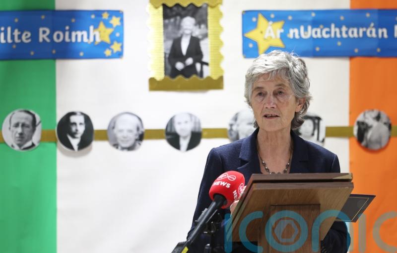 Connolly says Irish &lsquo;seen as a problem for too long&rsquo; at first visit as president