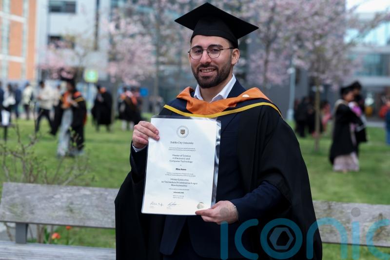 Palestinian tech student tops class at Dublin university