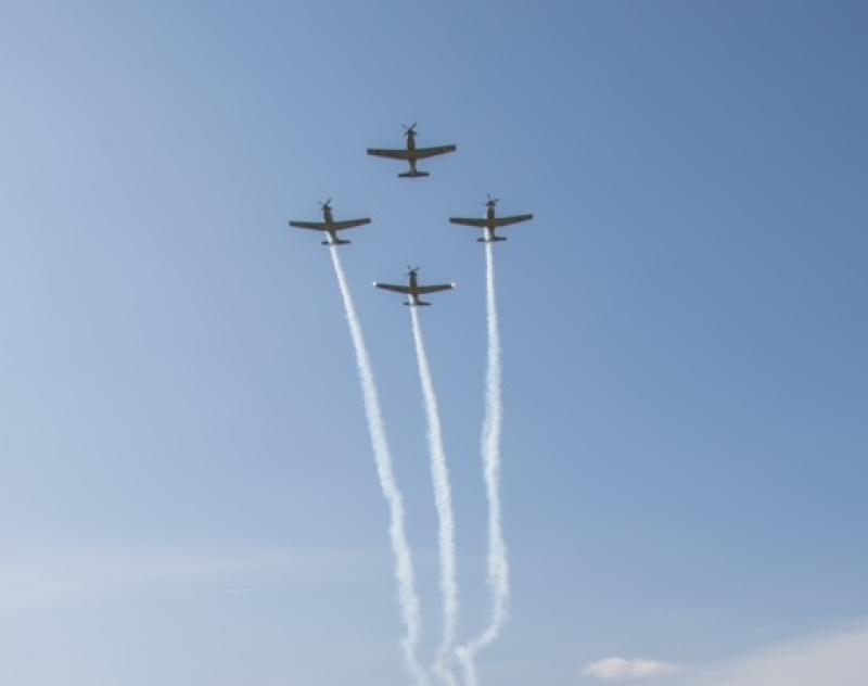 Fly-past seen from N7 marks 100th anniversary of Air Corps  