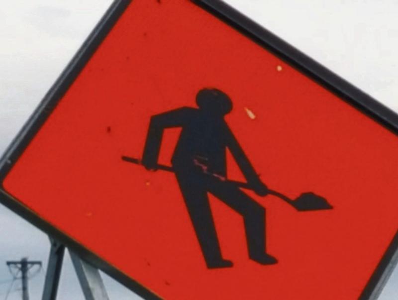 File photo: Road works in Kildare