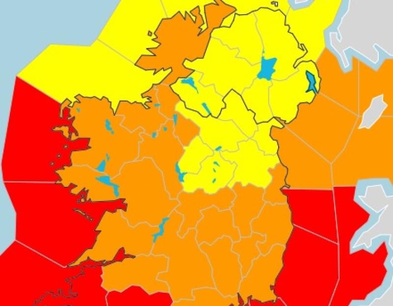 Organge wind warming for Kildare