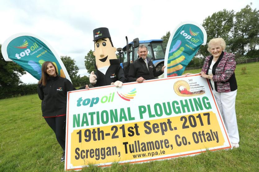 Anna May McHugh and representatives of Top Oil at the fuel partnership launch this week.