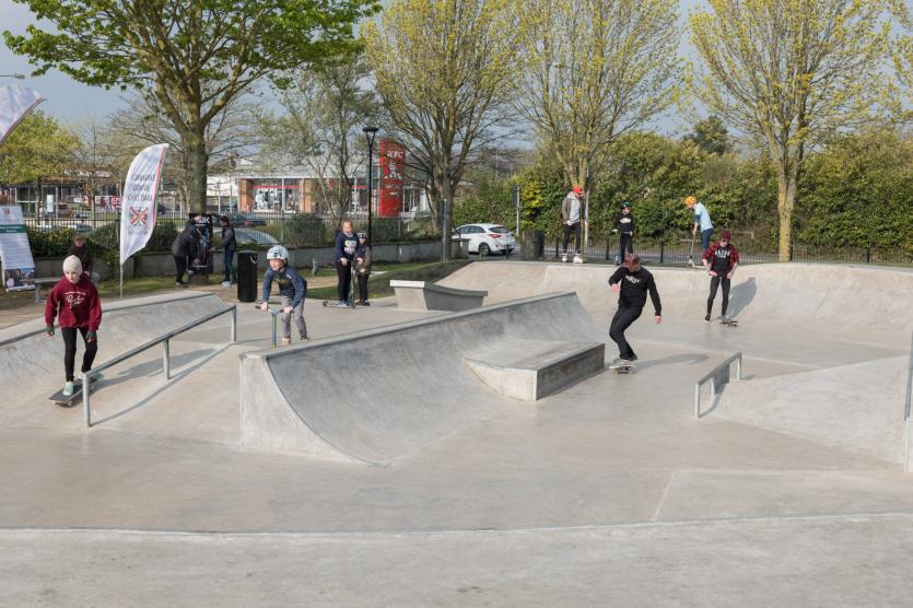 PHOTO GALLERY Official opening of Newbridge skatepark Photo 1 of 8