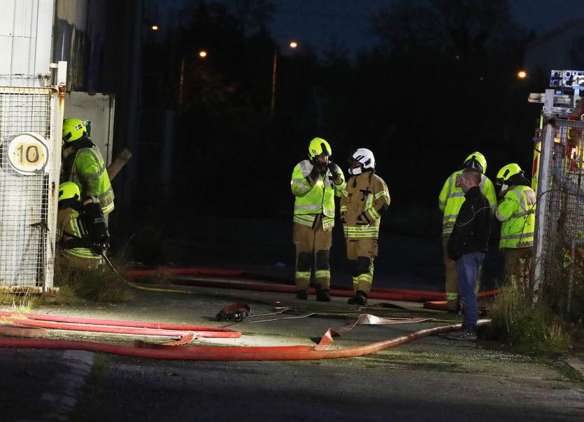 PICTURES Fire breaks out at Donnelly Mirrors site in Naas this