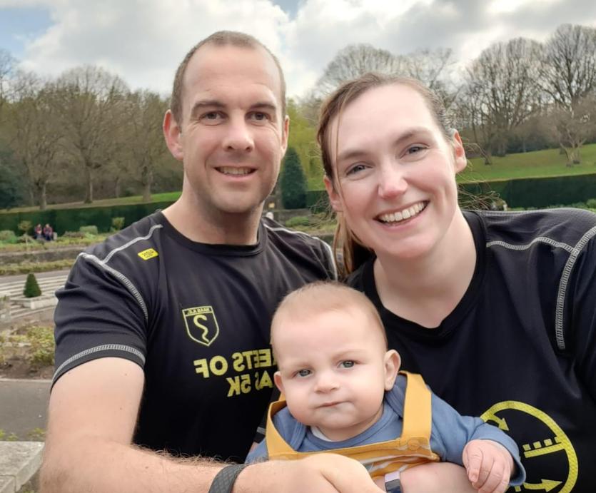 Oisin and Ciara Moore with baby Fiachra 