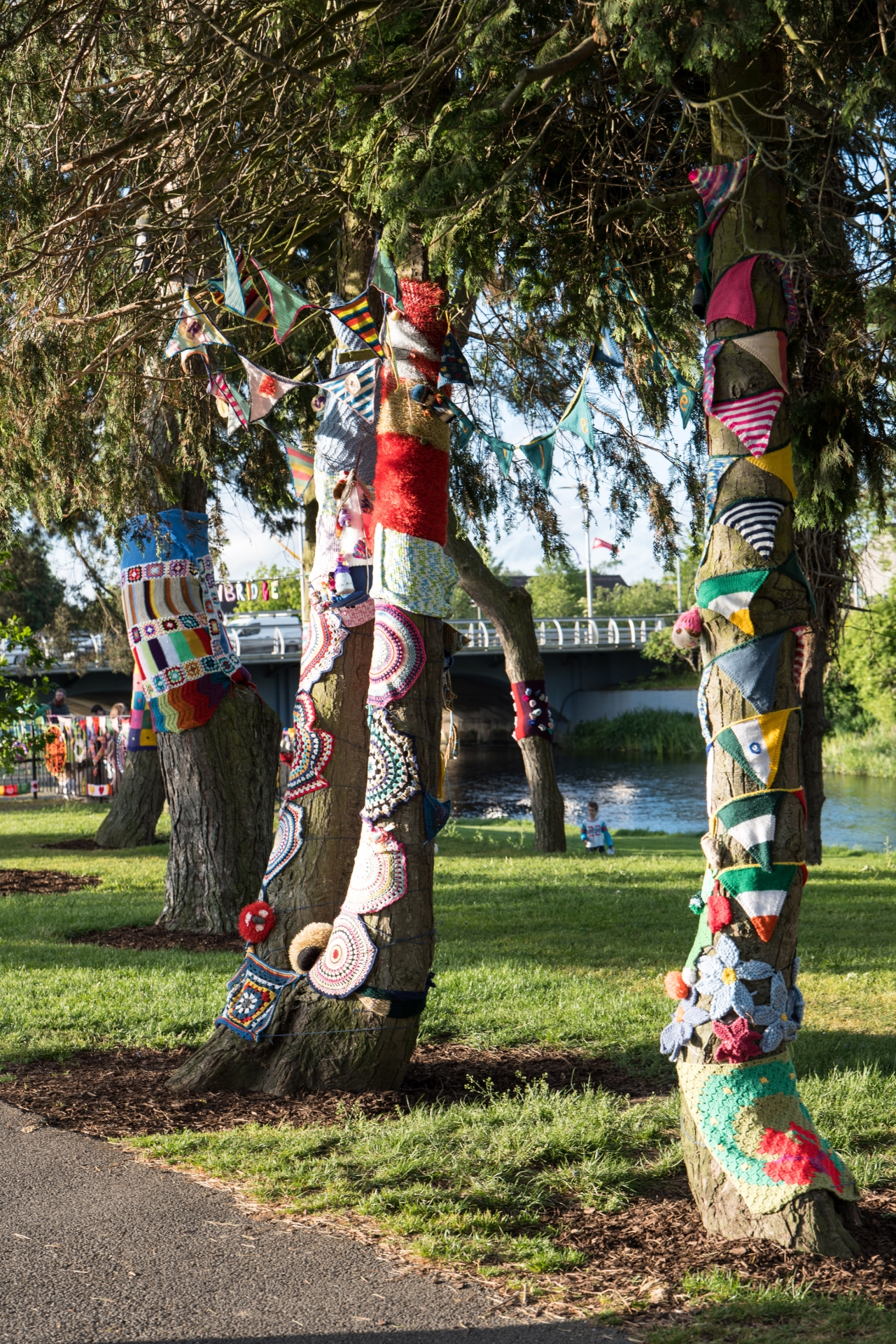 MISSING Knitted Tayto packet nicked from Newbridge Yarn Bomb display